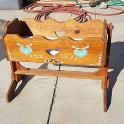Antique Baby Crib 