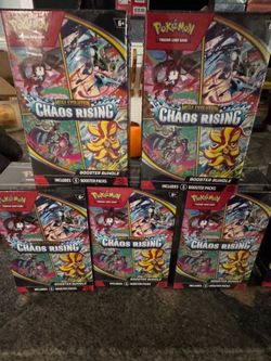 Pokemon Chaos Rising Booster Bundles