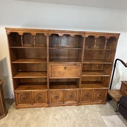 Vintage Maple Cabinet Set