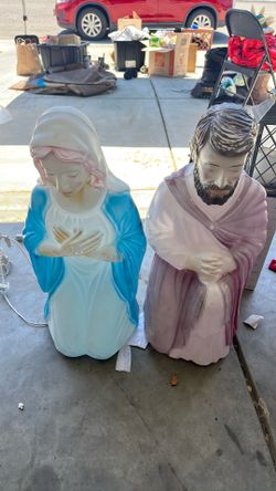 Joesph and mary blow mold
