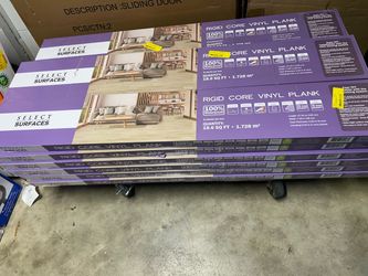 Select Surfaces Rigid Core Vinyl Plank Flooring - 17 Cases