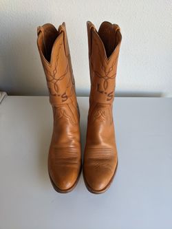 tan lucchesse boots 9.5