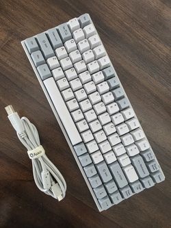 Akko 3084 Mechanical Bluetooth Wireless Keyboard Gateron White Switches Like New