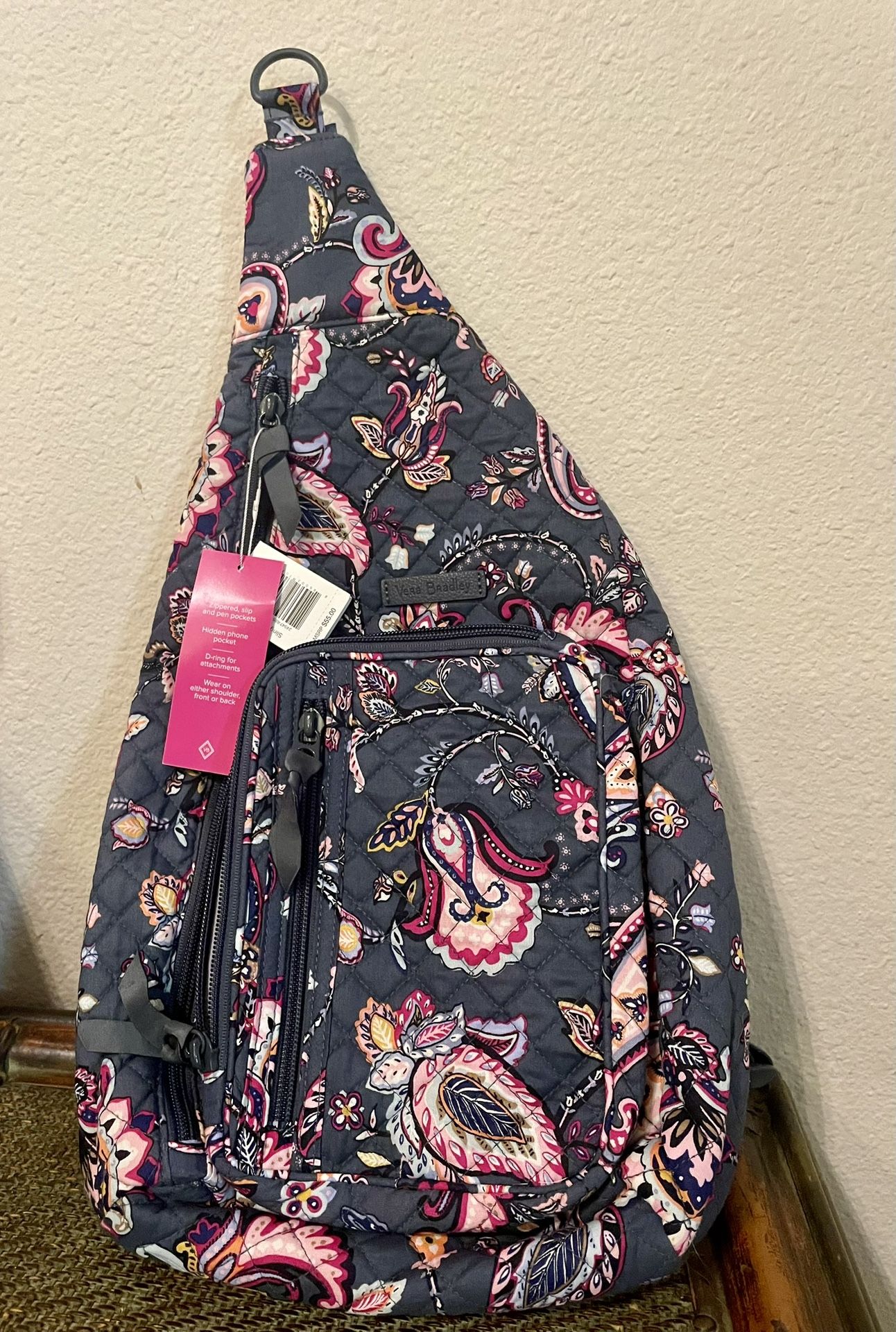 Vera Bradley Women's Cotton Medium Sling Backpack