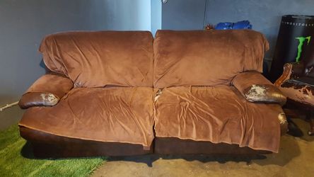 FREE Reclining leather Love seat