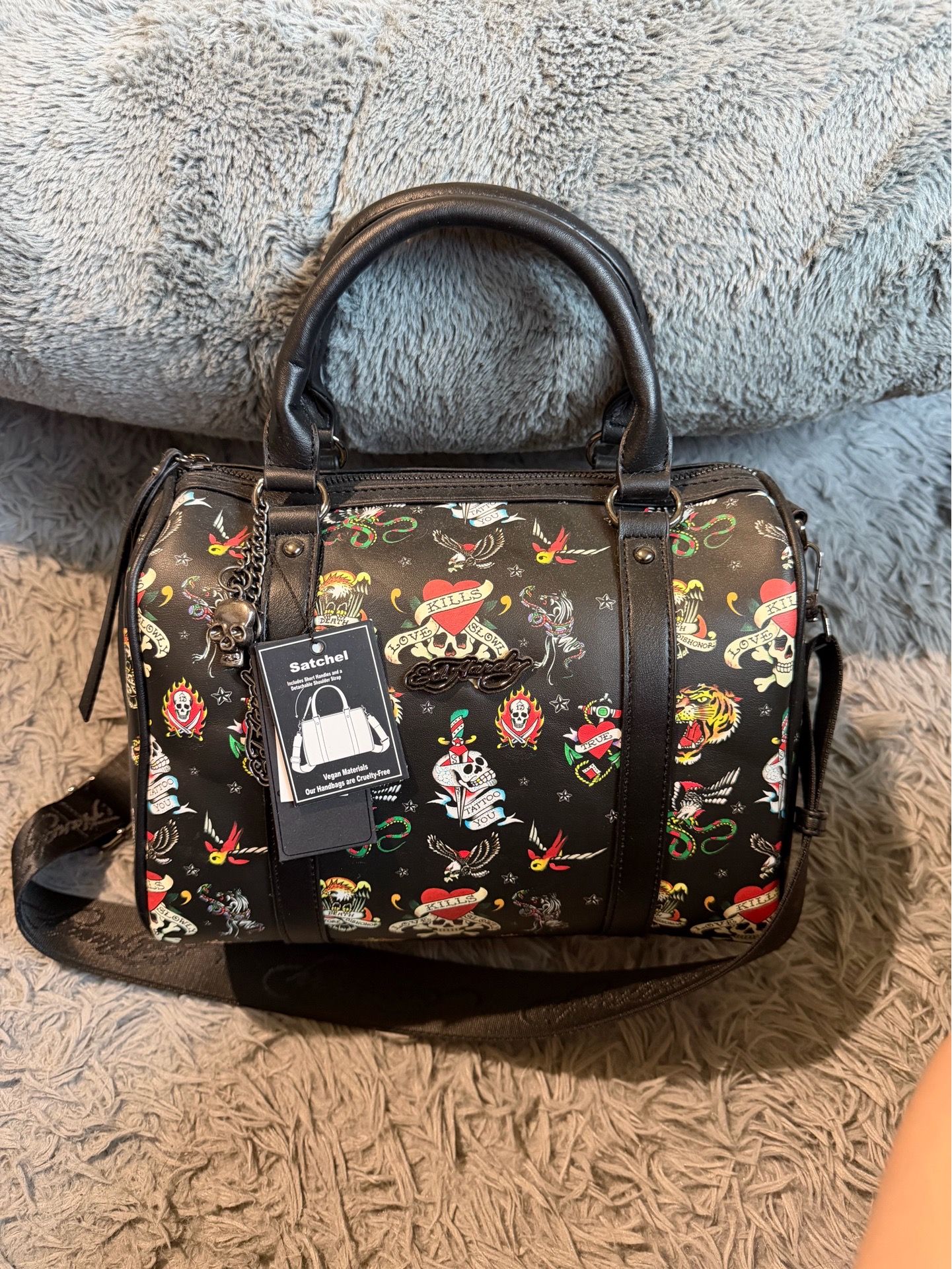 New Ed Hardy Purse Satchel
