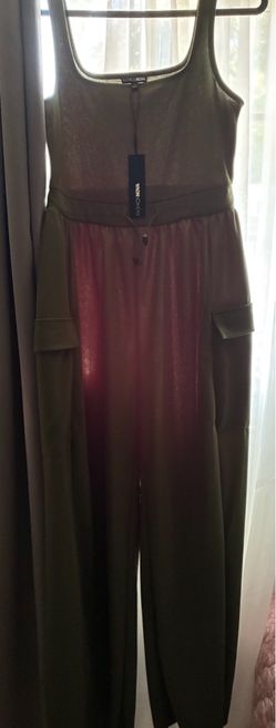 Army green jumpsuit