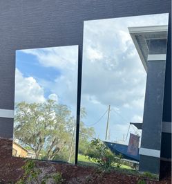 Large rectangular mirrors (two)