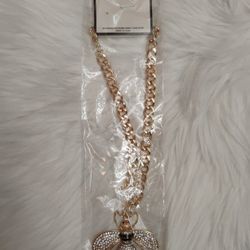 Ladies Gold  Plated Bee Necklace 