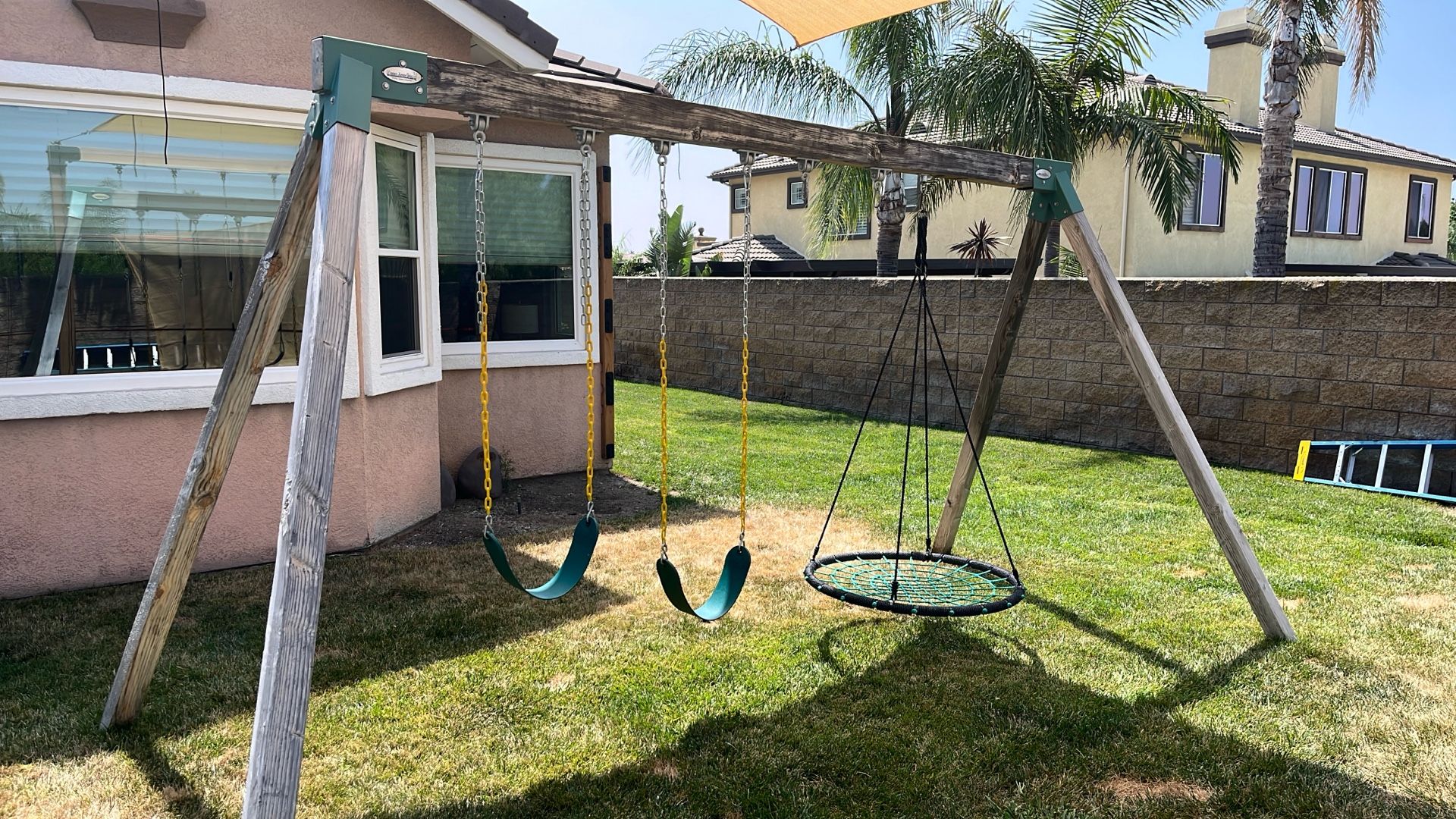 Free A-Frame Swing Set