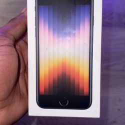 New/Sealed - Verizon Apple iPhone SE3, 64GB, Black - Prepaid Smartphone 🔒