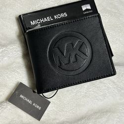 Authentic Michael Kors Jet Set Black Leather Wallet (New With Tags)