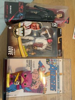 Collectible Figures and Comic Lot