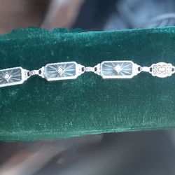 14kt White Gold Bracelet