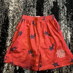Small Eric Emanuel X Bape EE Basic Shorts 
