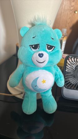 Gently Used BASIC  FUN CARE BEAR BEDTIME BEAR PLUSH TOY 
