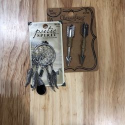 Bundle- (1) Wind catcher (1) Card Arrow Charms