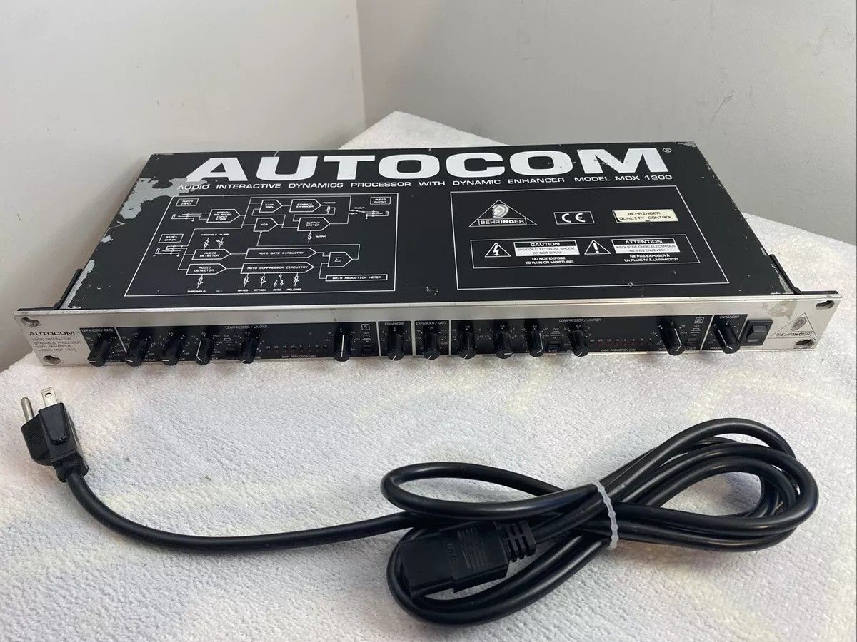 Behringer Autocom MDX1200 Dynamics Processor 2-Channel Compressor