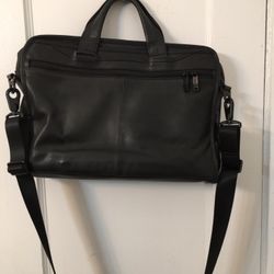 TUMI Business Leather Bag 96108D2 Alpha Organizer Portfolio Brief Napa 