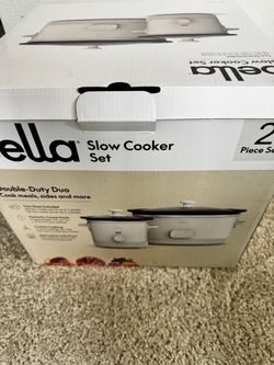 Bella 2-Piece Slow Cooker Set