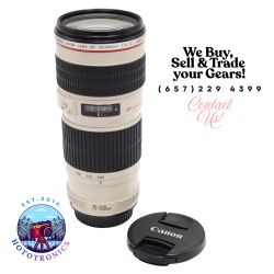 Canon EF 70-200mm f/4L USM Telephoto Zoom Lens