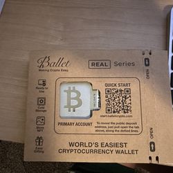 Ballet Real Series Cold Storage Cryptocurrency Hardware Wallet