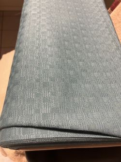 Teal Colored Drapery Fabric 