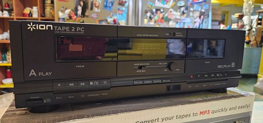 ION TAPE2PC USB Cassette Deck - Convert Tapes To Mp3 USB New