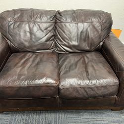 Leather Love Seat Couch