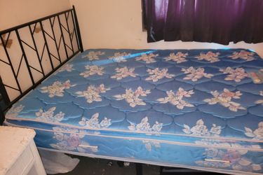 Full metal frame bed