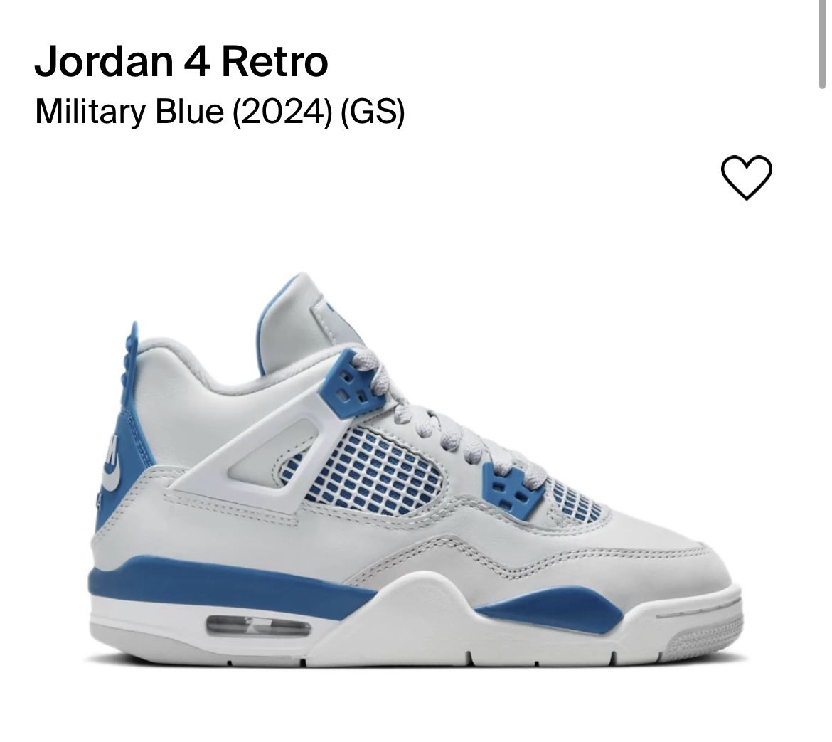 Jordan 4 Military Blue 