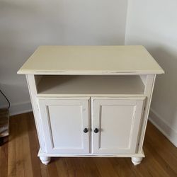 Small Off-white Entertainment Center 