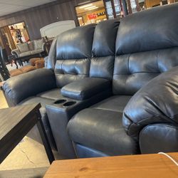 Reclining couch and reclining loveseat two-piece group for $1600