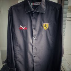 Ferrari Mens Dress Shirt at Motorsport Collective 