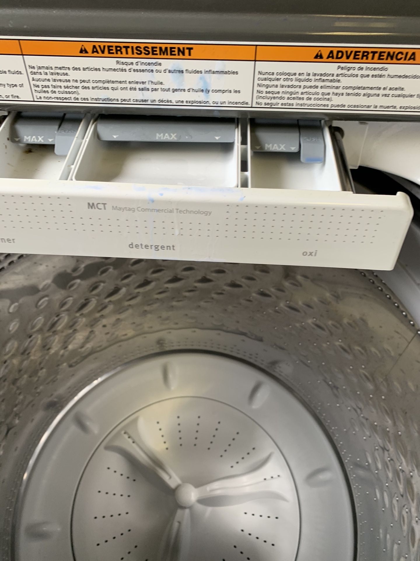 Maytag Bravos XL washer and dryer set