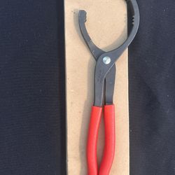 Blue Point Oil Filter Red Rubber Handle Pliers YA4050