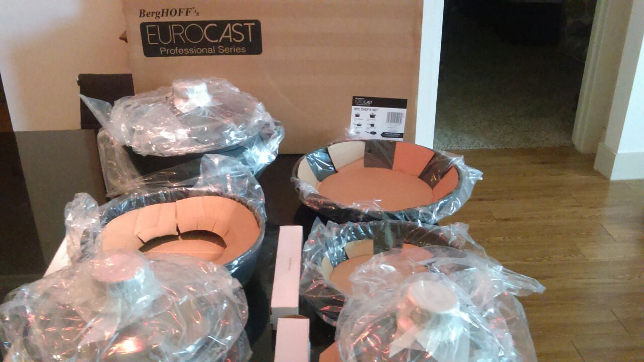 BERGHOFF EUROCAST 9 piece CHEF SET for Sale in Corinth, TX - OfferUp