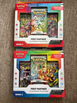 Pokemon illustration box series 1 and 2