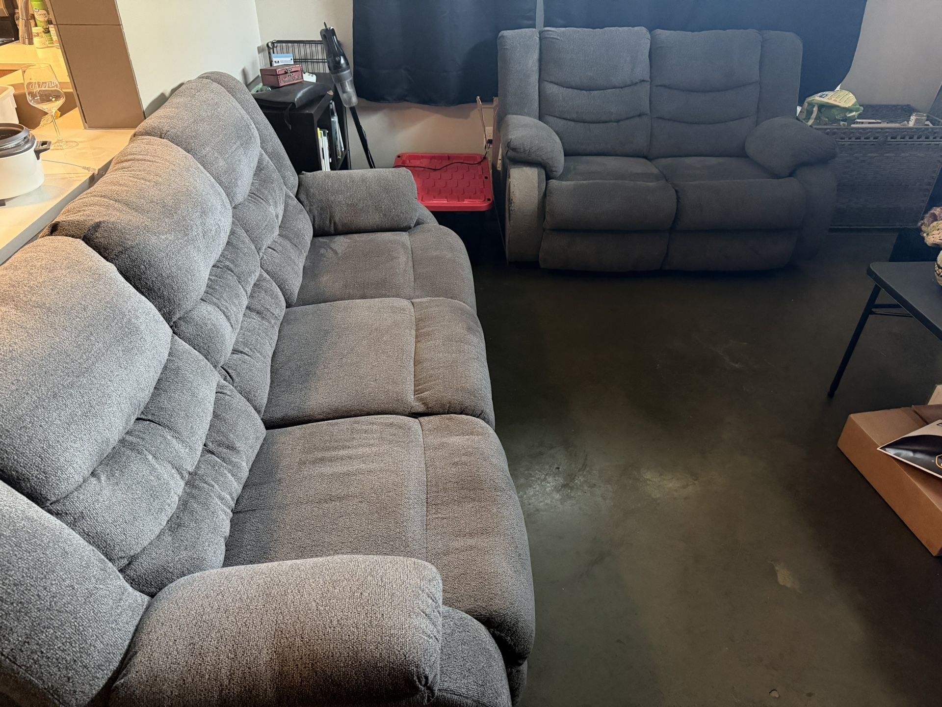 2 Reclining Sofa Set (or Individual) , Great Condition! 
