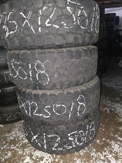 35x12 50 18 used tires