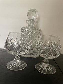 Crystal Decanter And Glasses