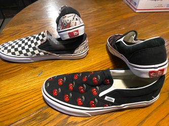 Stranger things vans and black Cherry vans men’s