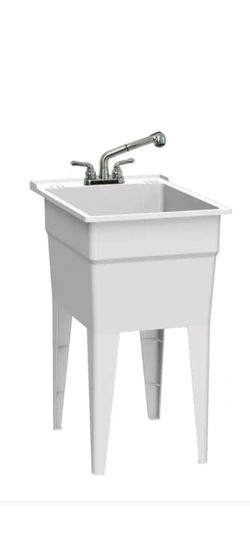 Rugged tub / Laundry Sink with Faucet