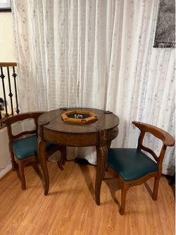 Chess & Checkered game table & chairs