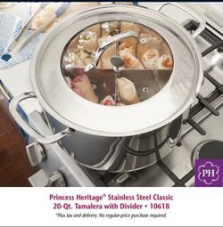 Princess house Olla de 20 qt con division