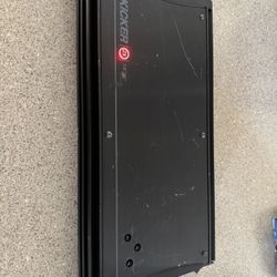 Car Amplifier Kicker 1500 series ZX 1channel Monoblock 1650w RMS Class D for Bass only for Subwoofers 2 ohm amp 3000watts max peak power 