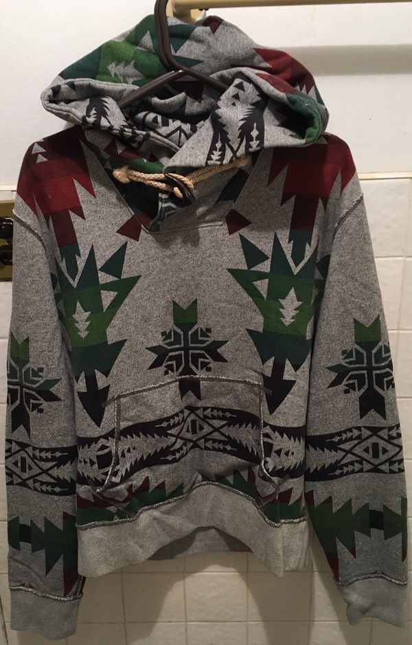 Polo grey Aztec hoodie, medium ( custom fit) for Sale in Brooklyn, NY ...