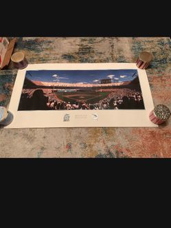 Florida Marlins Print - Inaugural Game April 5th, 1993  39x21  