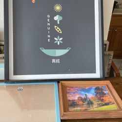 10$ Each : Genuine , Forest, Big Size Frame 18/14”