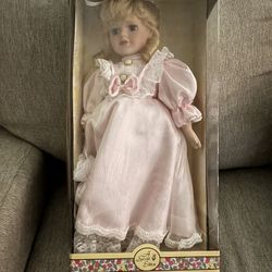 Porcelain Doll New In Box - 3